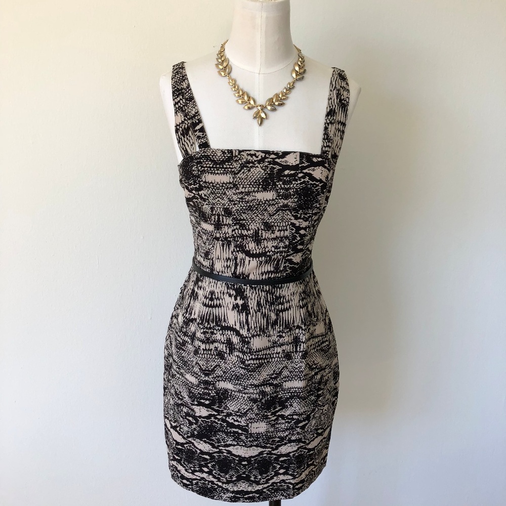 uo silence + noise | snakeskin print dress